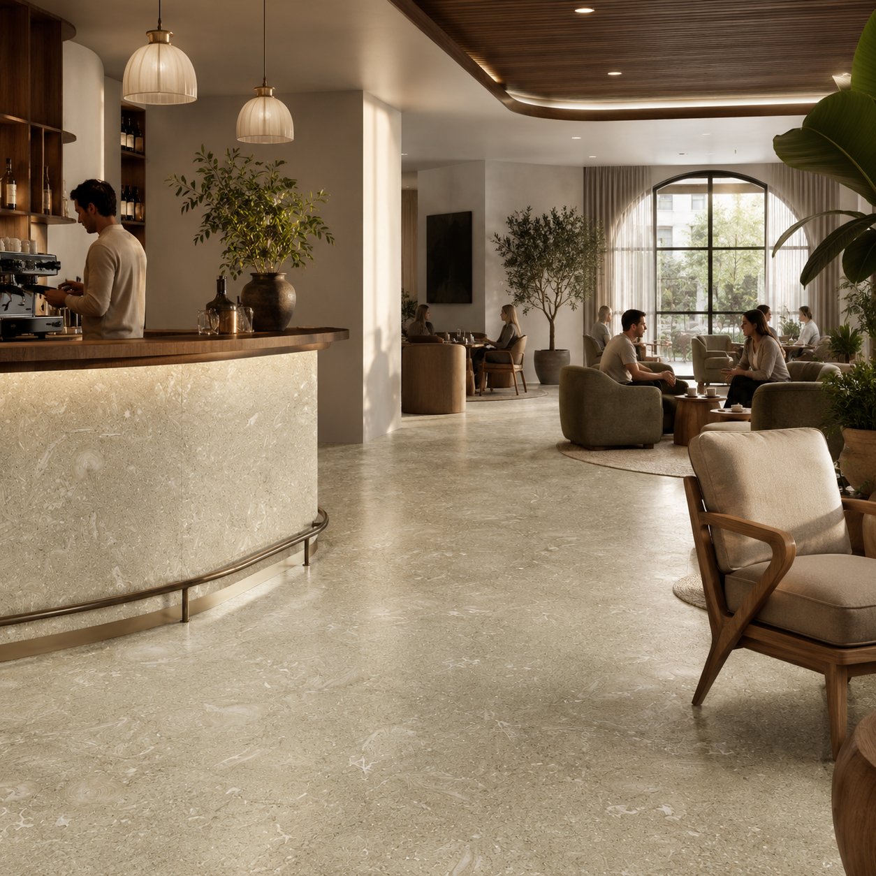 Rustic Green — interior render